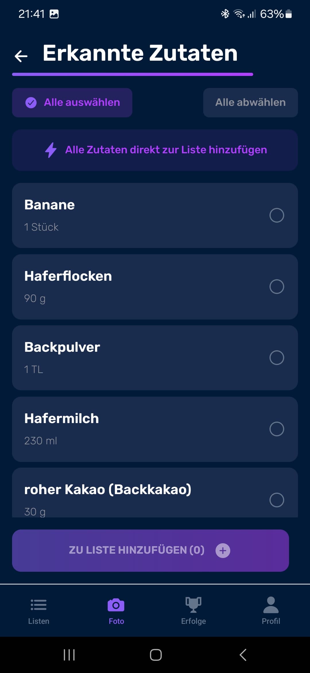 korbklick OCR-Funktion